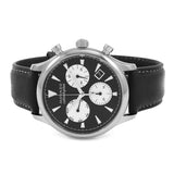 Movado Heritage Chronograph Black Dial Black Leather Strap Watch for Men - 3650005 Buy Now By Movado