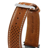 Movado Heritage Calendoplan Chronograph White Dial Brown Leather Strap Watch for Men - 3650008 Buy Now By Movado