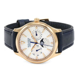 Movado Heritage Celestograf White Mother of Pearl Dial Blue Leather Strap Watch For Women - 3650011 Buy Now By Movado