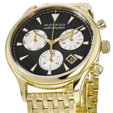 Movado Heritage Calendoplan Blue Dial Gold Steel Strap Watch for Men - 3650015 Buy Now By Movado