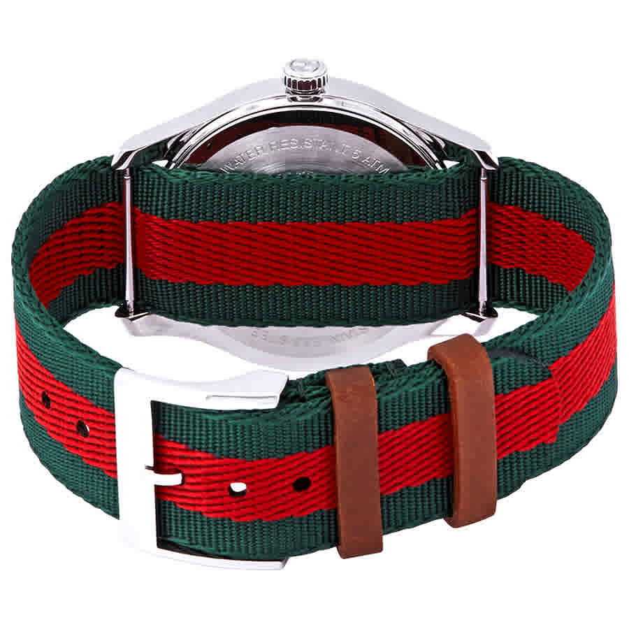 Gucci Le Marche des Merveilles Red & Green Dial Red & Green Nylon Strap Unisex Watch - YA1264060 Buy Now By Gucci