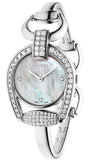 Gucci Horsebit Collection Diamonds Mother of Pearl Dial Silver Steel Strap Watch For Women - YA139505 Buy Now By Gucci