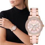 Michael Kors Tibby Multifunction Rose Gold Dial Rose Gold Steel Strap Watch For Women - MK6928 Buy Now By Michael Kors