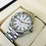 Tag Heuer Aquaracer Calibre 5 Automatic White Dial Silver Steel Strap Watch for Men - WAY2013.BA0927 Buy Now By Tag Heuer