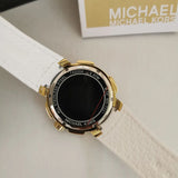 Michael Kors Sydney Quartz White Dial White Leather Strap Watch For Women - MK7221 Buy Now By Michael Kors