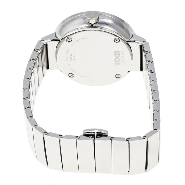 Movado Edge Silver Dial Silver Steel Strap Watch for Women - 3680012 Buy Now By Movado