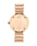 Movado Edge Rose Gold Dial Rose Gold Steel Strap Watch for Women - 3680013 Buy Now By Movado
