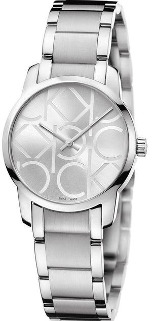 Calvin Klein City Silver Dial Silver Steel Strap Watch for Women - K2G23142 Buy Now By Calvin Klein