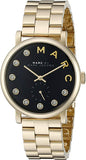 Marc Jacobs Baker Dexter Black Dial Gold Steel Strap Watch for Women - MBM3421 Buy Now By Marc Jacobs