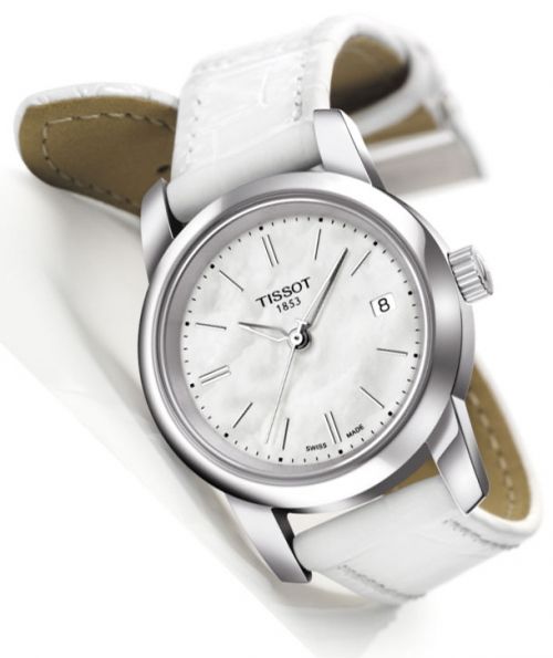 Tissot Classic Dream Lady Mother of Pearl Dial Watch For Women - T033.210.16.111.00 Buy Now By Tissot