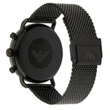 Emporio Armani Aviator Black Dial Black Mesh Bracelet Watch For Men - AR11142 Buy Now By Emporio Armani