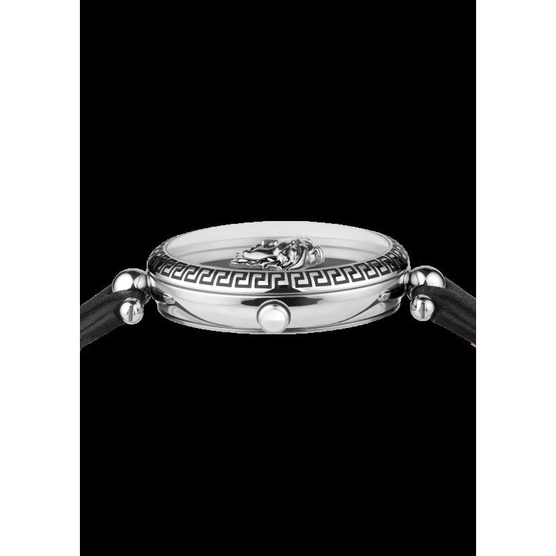 Versace Palazzo Empire Black Dial Black Leather Strap Watch for Women - VCO060017 Buy Now By Versace