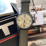 Tissot T Sport Chrono XL Beige Dial Green Nylon Strap Watch for Men - T116.617.37.267.00 Buy Now By Tissot