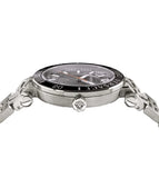 Versace Greca Sport Quartz Black Dial Silver Steel Strap Watch For Men - VEZ300321 Buy Now By Versace