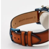 Fossil Neutra Chronograph Blue Dial Brown Leather Strap Watch for Men - FS5791 Buy Now By Fossil