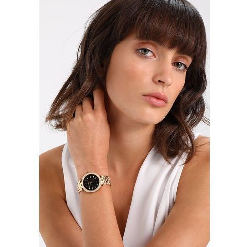 Michael Kors Mini Darci Quartz Black Dial Gold Steel Strap Watch For Women - MK3738 Buy Now By Michael Kors