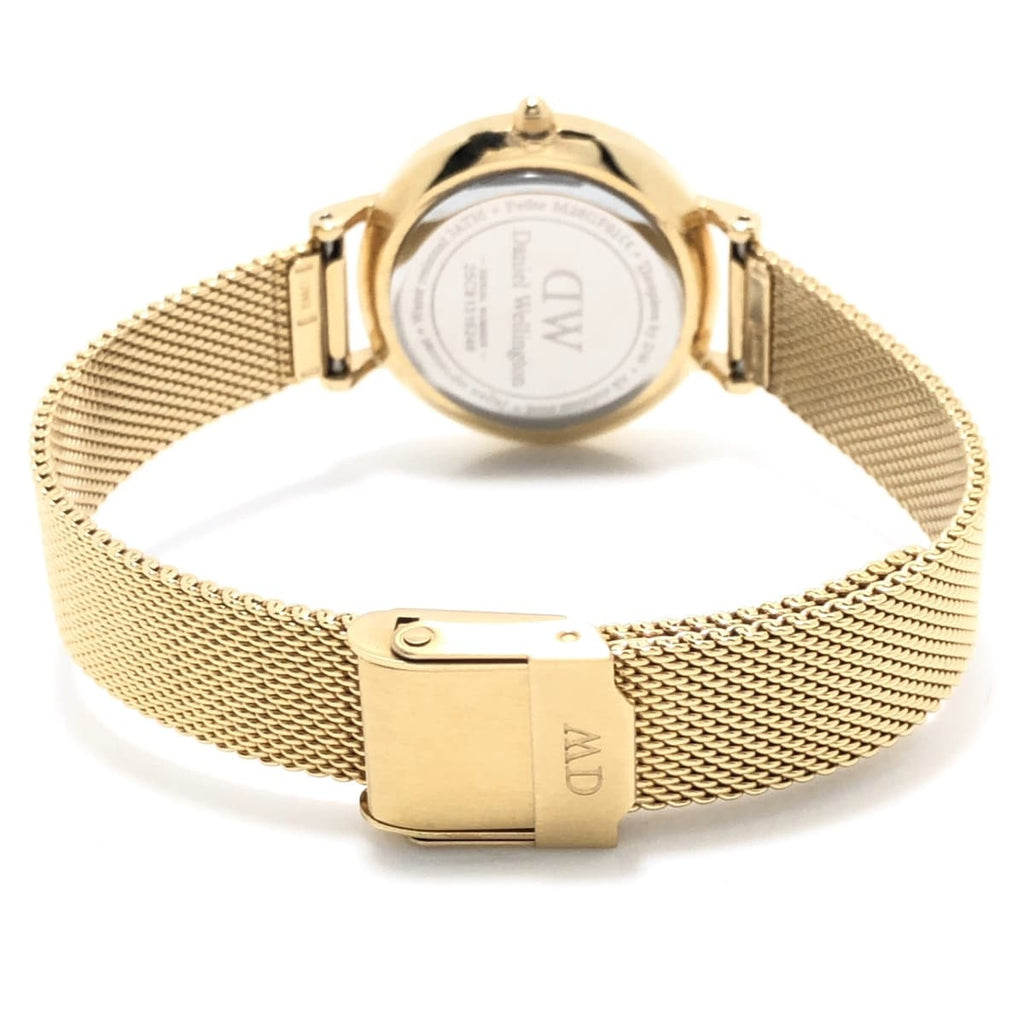Daniel Wellington Petite Emerald Green Dial Gold Mesh Strap Watch For Women - DW00100479 Buy Now By Daniel Wellington