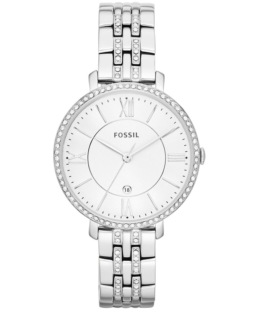 Fossil Jacqueline White Dial Silver Steel Strap Watch for Women - ES3698 Buy Now By Fossil