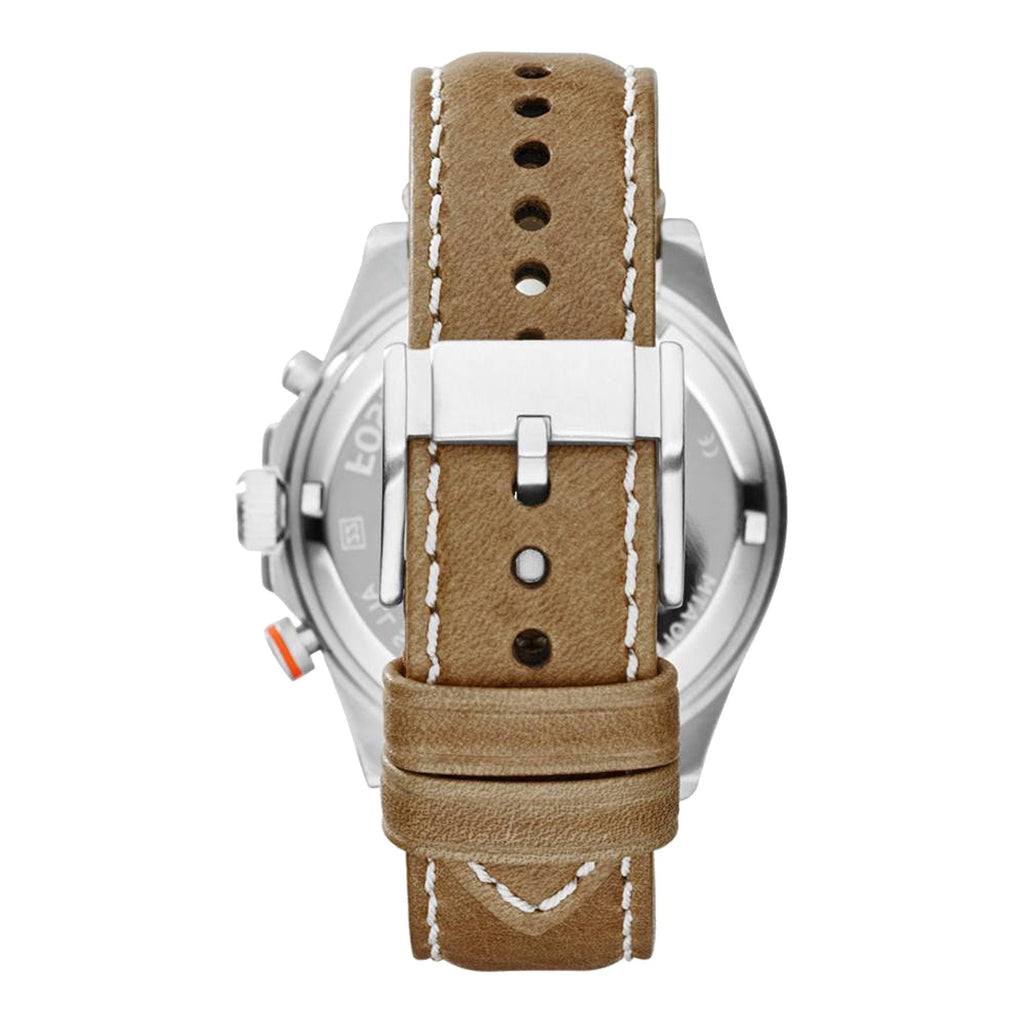 Fossil Wakefield Chronograph Cream Dial Brown Leather Strap Watch for Men - CH2951 Buy Now By Fossil