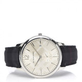 Burberry Classic Round Cream Dial Black Leather Strap Watch for Men - BU10008 Buy Now By Burberry