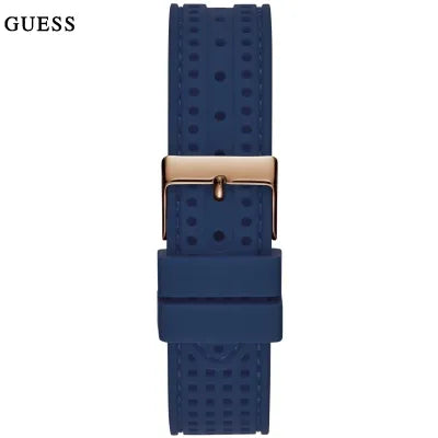 Guess Marina Multifunction White Dial Blue Rubber Strap Watch for Women - W1025L4 Buy Now By Guess