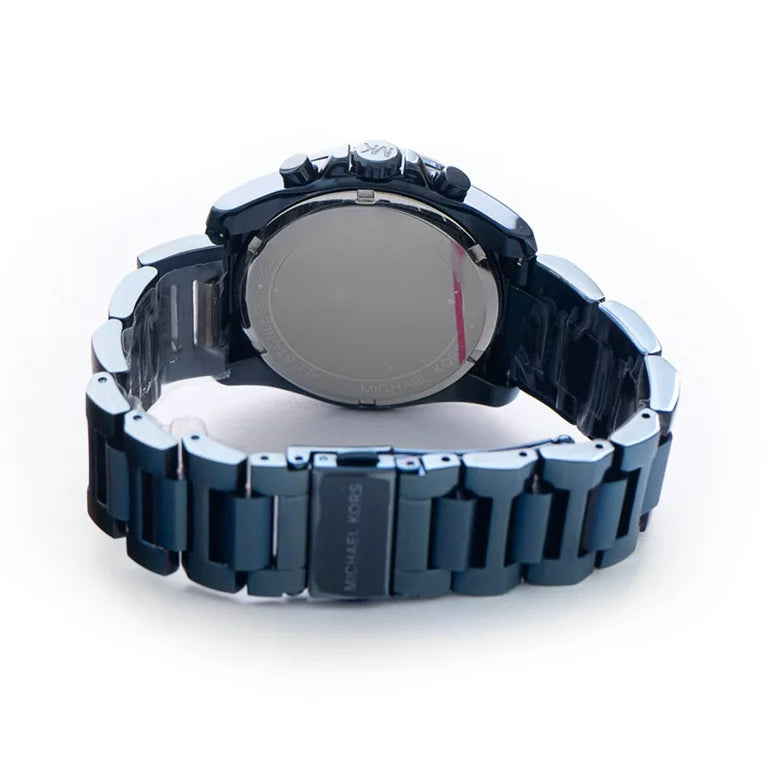 Michael Kors Brecken Chronograph Quartz Blue Dial Blue Steel Strap Watch For Men - MK6361 Buy Now By Michael Kors