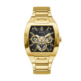 Guess Phoenix Multi Function Black Dial Gold Steel Strap Watch for Men - GW0456G1 Buy Now By Guess