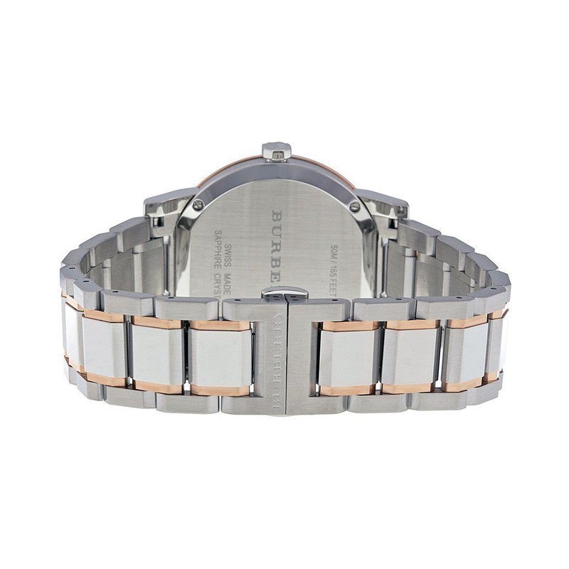 Burberry The City White Dial Two Tone Steel Strap Watch for Women - BU9006 Buy Now By Burberry