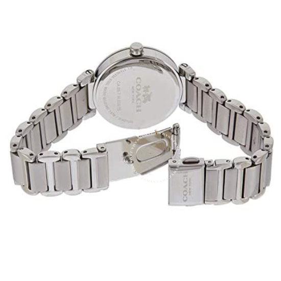 Coach Sports Crystals Silver Dial Silver Steel Strap Watch for Women - 14502194 Buy Now By Coach