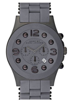 Marc Jacobs Pelly Grey Dial Grey Silicone Strap Watch for Women - MBM2566 Buy Now By Marc Jacobs