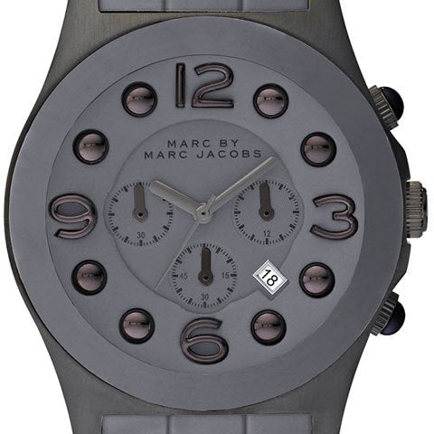 Marc Jacobs Pelly Grey Dial Grey Silicone Strap Watch for Women - MBM2566 Buy Now By Marc Jacobs