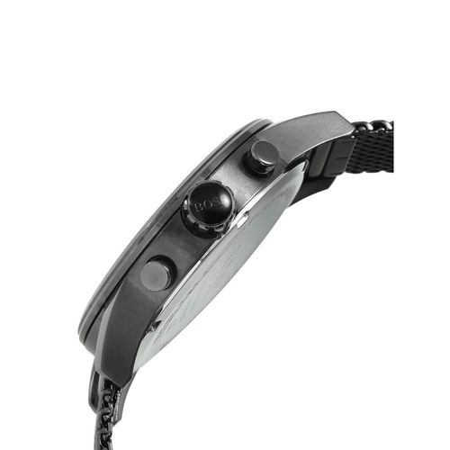 Hugo Boss Jet Blue Dial Gunmetal Mesh Bracelet Watch for Men - 1513677 Buy Now By Hugo Boss