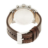 Fossil Pilot Chronograph White Dial Brown Leather Strap Watch for Men - FS5146 Buy Now By Fossil