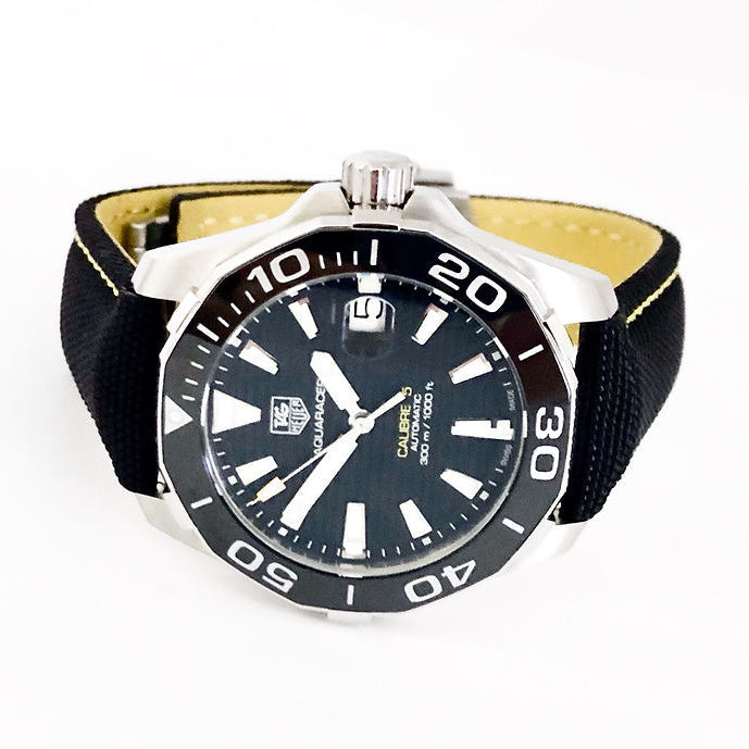 Tag Heuer Aquaracer Black Dial Watch for Men - WAY211A.FC6362 Buy Now By Tag Heuer