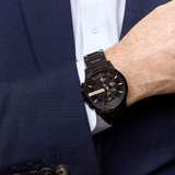 Armani Exchange Hampton Chronograph Black Dial Black Steel Strap Watch For Men - AX2164 Buy Now By Armani Exchange