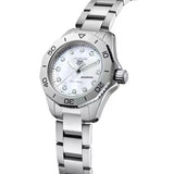 Tag Heuer Aquaracer Diamonds Mother of Pearl Dial Silver Steel Strap Watch for Women - WBD131B.BA0748 Buy Now By Tag Heuer