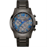 Guess Atlas Quartz Grey Dial Grey Steel Strap Watch For Men - W0668G2 Buy Now By Guess