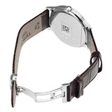 Tissot T Classic Tradition Silver Dial Brown Leather Strap Watch For Men - T063.610.16.038.00 Buy Now By Tissot