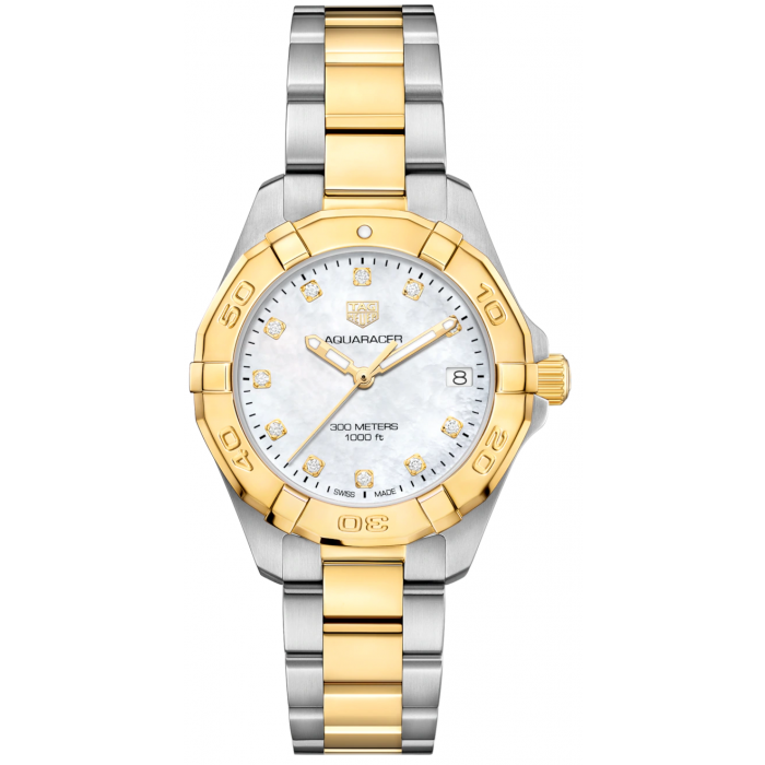 Tag Heuer Aquaracer White Mother of Pearl Dial Watch for Women - WBD1322.BB0320 Buy Now By Tag Heuer