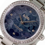 Coach Park Mother of Pearl Blue Dial Silver Steel Strap Watch for Women - 14503224 Buy Now By Coach