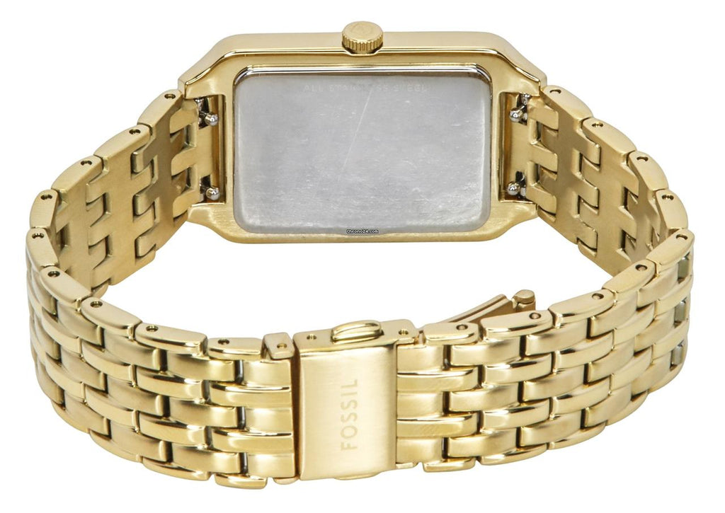 Fossil Raquel Three Hand Mother of Pearl Dial Gold Steel Strap Watch For Women - ES5304 Buy Now By Fossil