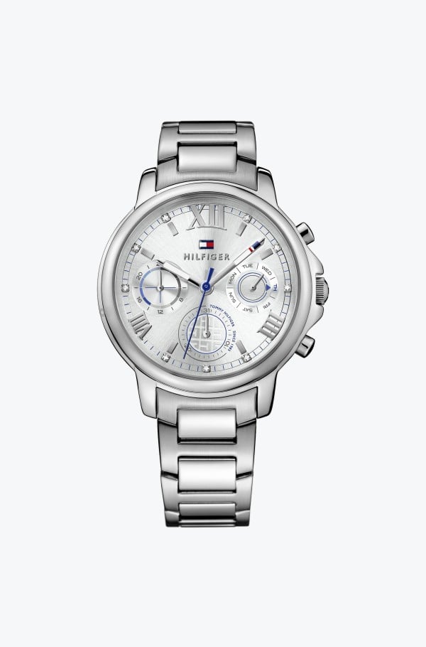 Tommy Hilfiger Claudia Silver Dial Silver Steel Strap Watch for Women - 1781741 Buy Now By Tommy Hilfiger