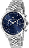 Maserati Epoca Chronograph Blue Dial Silver Steel Strap Watch For Men - R8873618024 Buy Now By Maserati