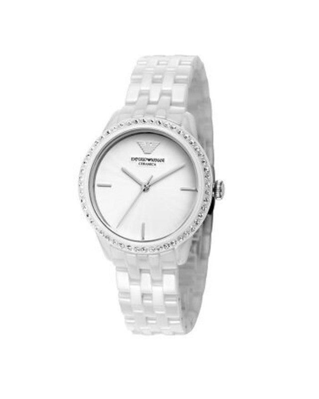 Emporio Armani Ceramic White Dial White Ceramic Bracelet Watch For Women - AR1477 Buy Now By Emporio Armani