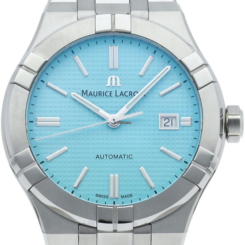 Maurice Lacroix Aikon Automatic Limited Summer Edition Blue Dial Silver Steel Strap Watch For Men - AI6008-SS00F-431-1 Buy Now By Maurice Lacroix