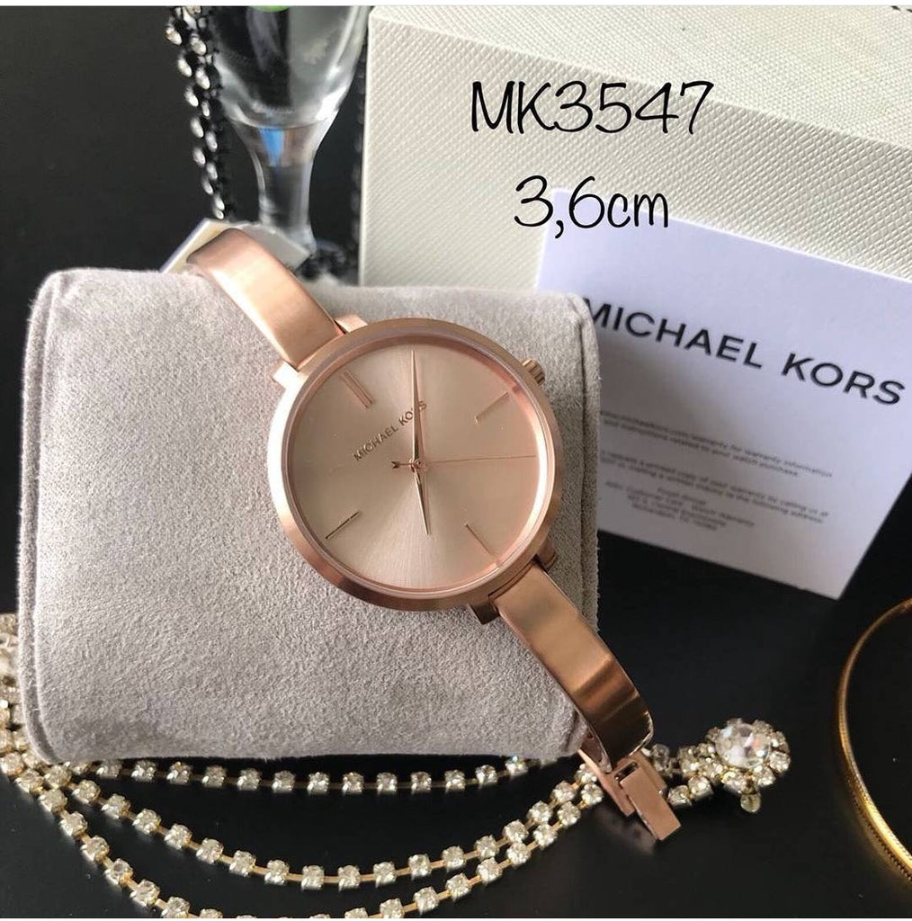 Michael Kors Jaryn Rose Gold Dial Rose Gold Steel Strap Watch For Women - MK3547 Buy Now By Michael Kors