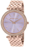 Michael Kors Darci Purple Dial Rose Gold Steel Strap Watch for Women - MK3400 Buy Now By Michael Kors
