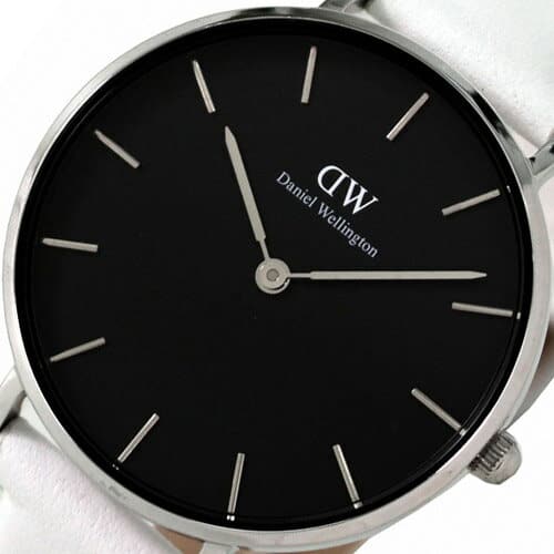 Daniel Wellington Classic Petite Bondi Black Dial White Leather Strap Watch For Women - DW00100284 Buy Now By Daniel Wellington