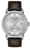 Tissot Luxury Powermatic 80 Silver Dial Brown Leather Strap Watch For Men - T086.407.16.037.00 Buy Now By Tissot