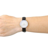 Daniel Wellington Classic Petite Reading White Dial Black Leather Strap Watch For Women - DW00100241 Buy Now By Daniel Wellington